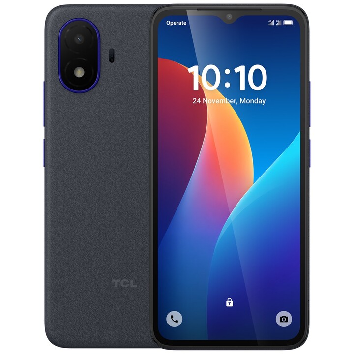 TCL K70 SE, 4GB 64GB, 6.56 HD+, 3000mAh, Black