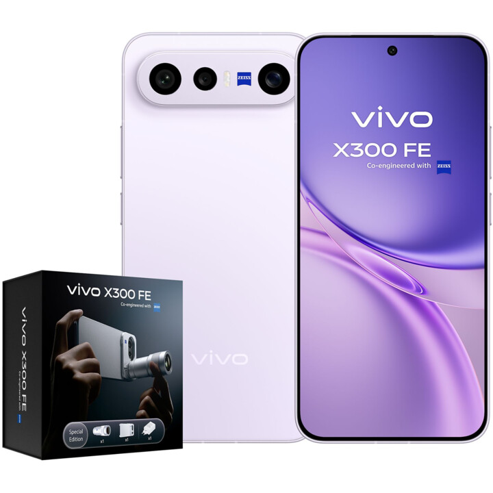 VIVO X300 FE 5G Lila + Ch90w + Foto-Set