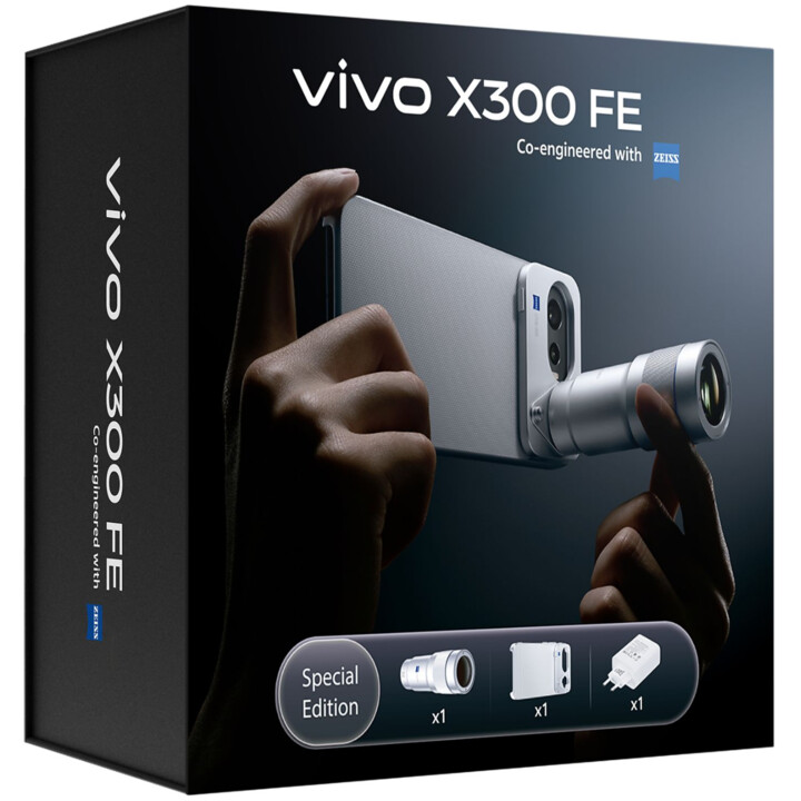 VIVO X300 FE 5G Lila + Ch90w + Foto-Set