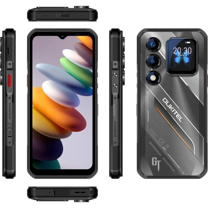 Oukitel WP66 5G, 12GB 512GB, 6,58 IPS FHD+, 11000mAh, preto