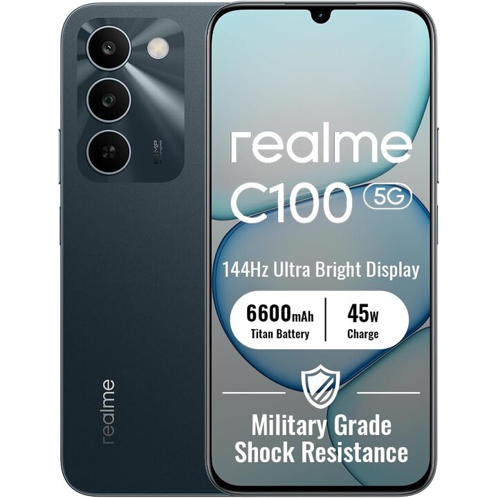 Realme C100 5G, 4GB 256GB, 6.8 LCD IPS, 6600mAh, Green
