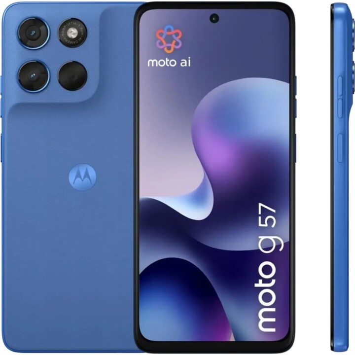 Motorola Moto G57, 8GB 256GB, 6.72 LCD FHD+, 5200mAh, Blue