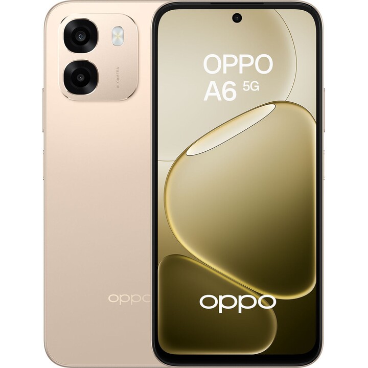 Oppo A6 5G, 6GB 256GB, 6.75 HD+, 6550mAh, Aurora Dorado