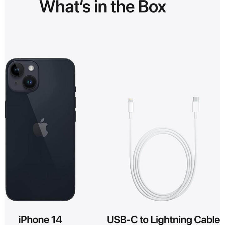 Apple iPhone 14 256GB Preto Recondicionado