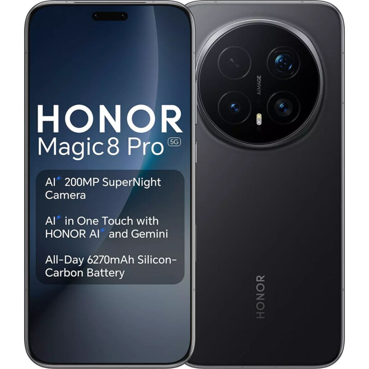 Honor Magic 8 Pro 5G, 16GB 1TB, 6.7 OLED 120Hz, 6270mAh, Negro