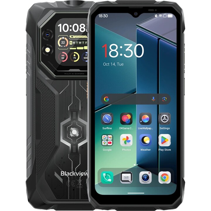 Blackview Rock 1, 8GB 128GB, 6.56 HD+ IPS, 15000mAh, Negro