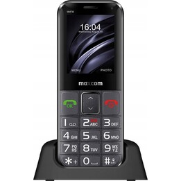 MaxCom MM730 teléfono móvil 5.59 cm (2.2") Teléfono Negro para personas mayores