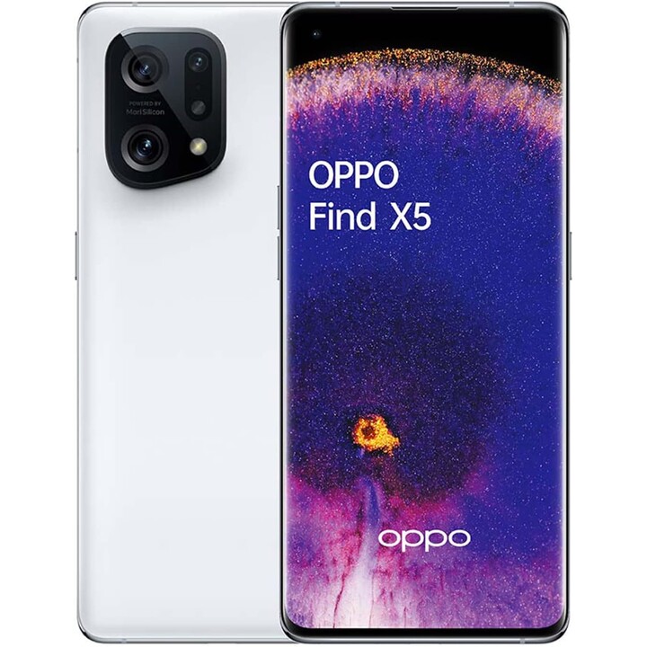 Oppo Find X5 5G, 8GB 256GB, 6.55 AMOLED FHD+, 4800mAh, Blanco