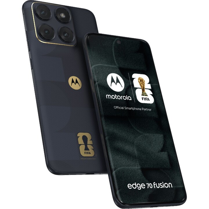 Motorola Moto Edge 70 Fusion 5G, 8GB 256GB, 6,78 AMOLED, 5200mAh, Edizione Fifa, Nero