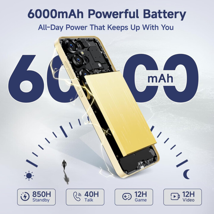 Oukitel C68 Plus, 4GB 128GB, 7.2 HD+, 6000mAh, Golden