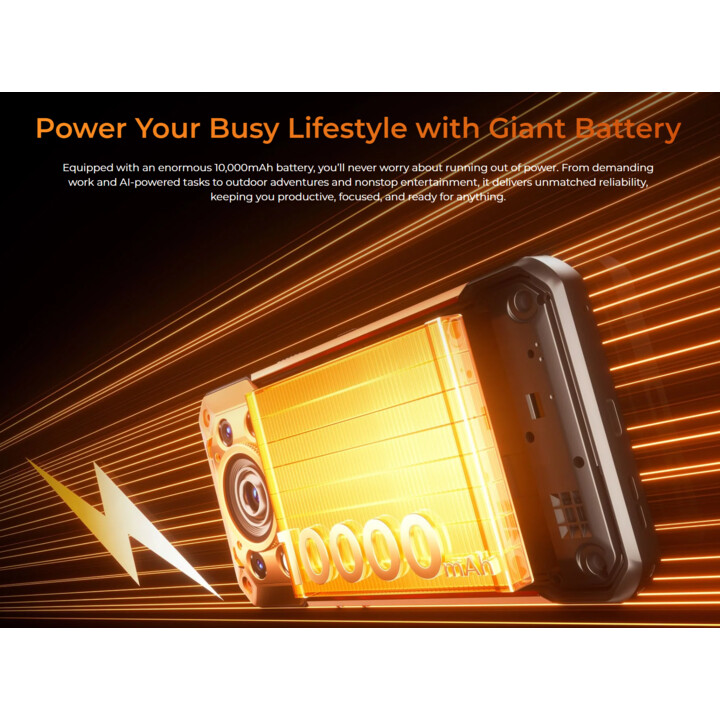 Oukitel WP500, 12GB 1TB, 6.78 FHD+, 10000mAh, Naranja