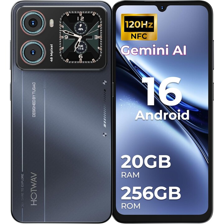 Hotwav X100GT, 8GB 256GB, 6.9 IPS HD+, 5160mAh, Black