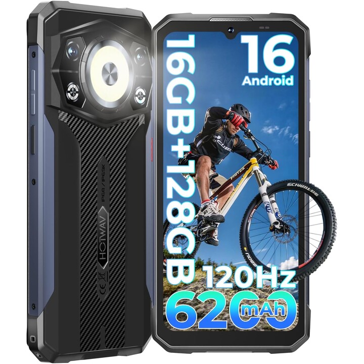 Hotwav Cyber 17, 6GB 128GB, 6.75 IPS HD+, 6200mAh, Black