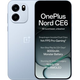 Oneplus Nord CE6 5G, 8GB 256GB, 6.78 AMOLED, 7500mAh, Blue