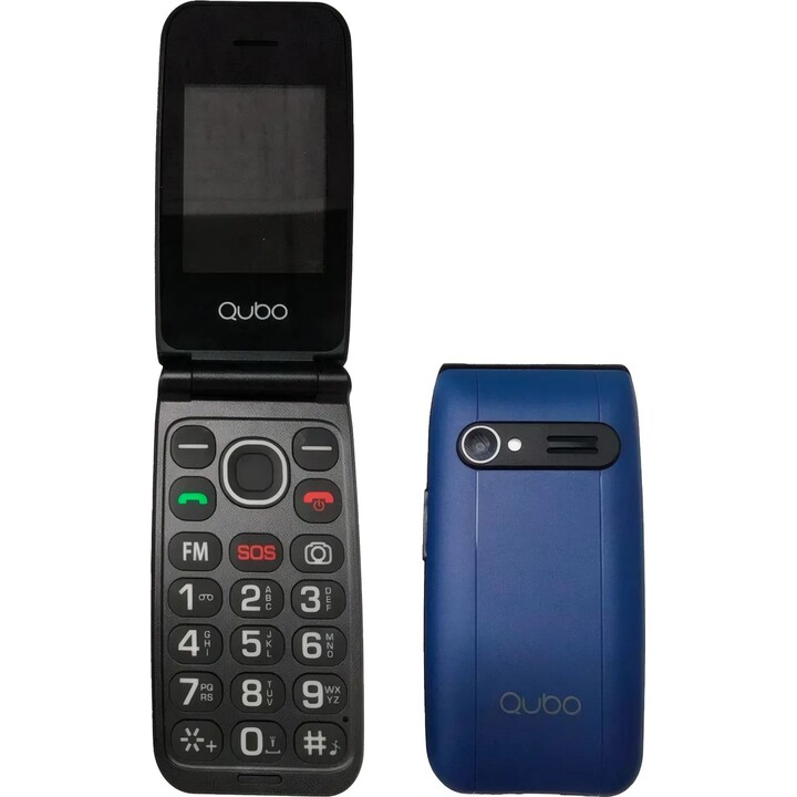 Teléfono Móvil Qubo NEONW-BL 4G para Personas Mayores/ Azul