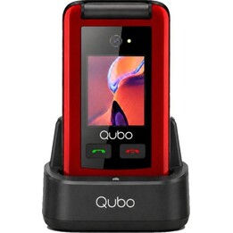 Qubo X-247RDC 4G Mobile Phone for Seniors/ Red