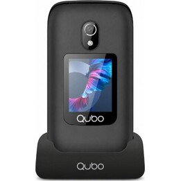 Qubo P-221BKC Teléfono móvil 4G para personas mayores Negro