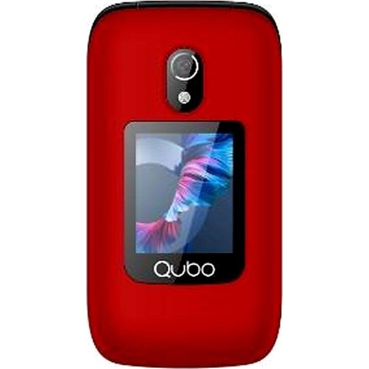 Qubo P-221RD 4G Mobile Phone for Seniors Red