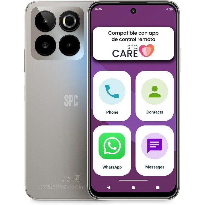 SPC Zeus 2 Elite, 8GB 128GB, 6.67 HD+, 5000mAh, Gris