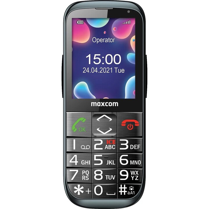 Maxcom MM724L Teléfono Móvil Confort Negro