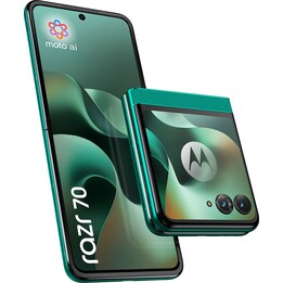 Smartphone Motorola Razr 70, 8 GB 256 GB, 6,9 pollici pOLED, 4800 mAh, Pantone Verde