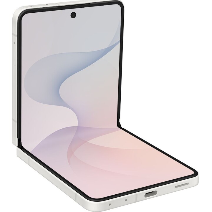 Samsung Galaxy Z Flip8 5G, 12 Go 256 Go, téléphone AI, grand écran, appareil photo 50 MP, 4 300 mAh, crème