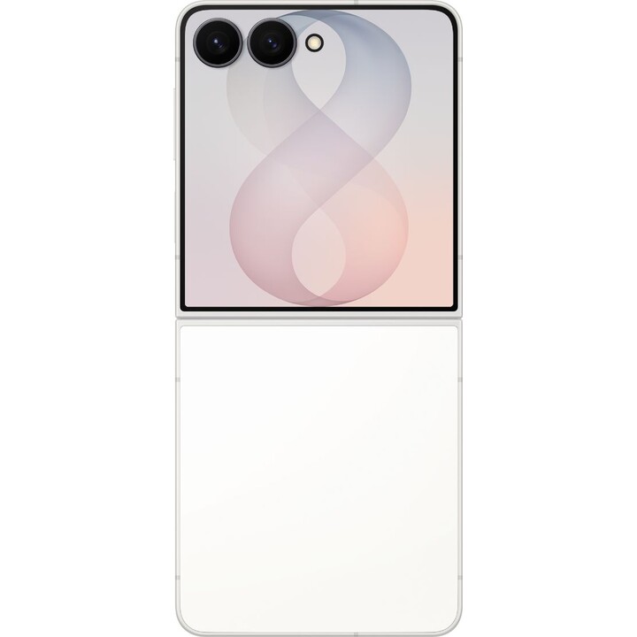 Samsung Galaxy Z Flip8 5G, 12 Go 256 Go, téléphone AI, grand écran, appareil photo 50 MP, 4 300 mAh, crème