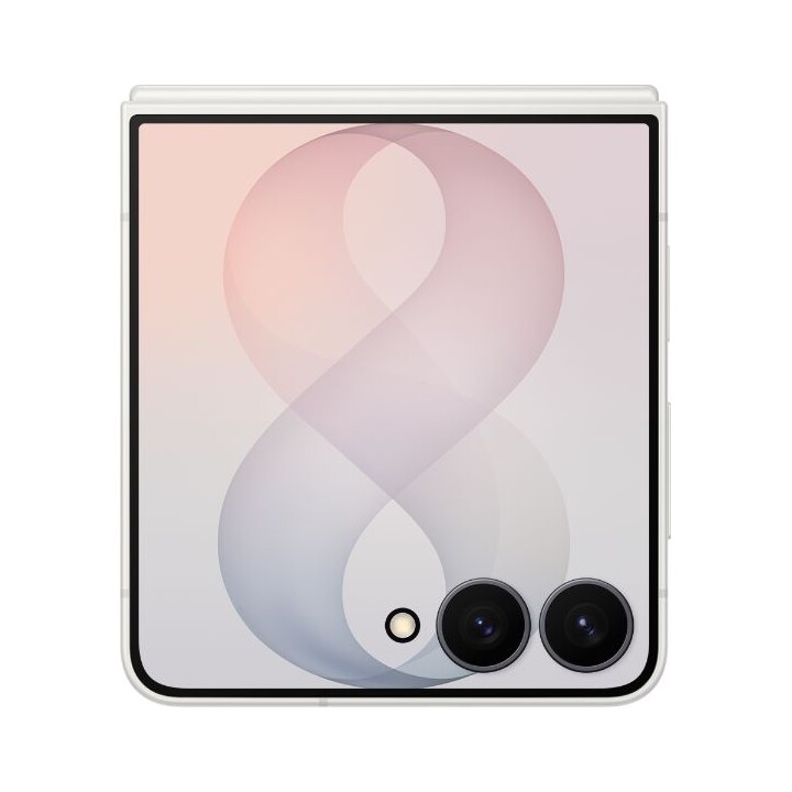 Samsung Galaxy Z Flip8 5G, 12 Go 256 Go, téléphone AI, grand écran, appareil photo 50 MP, 4 300 mAh, crème