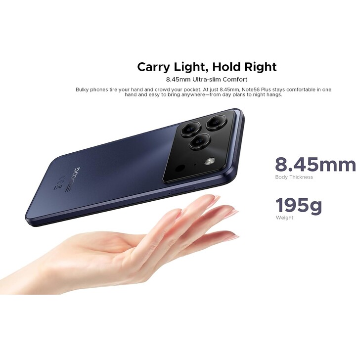 Doogee Note 56 Plus, 6GB 256GB, 6.56 IPS HD+, 6150mAh, Púrpura