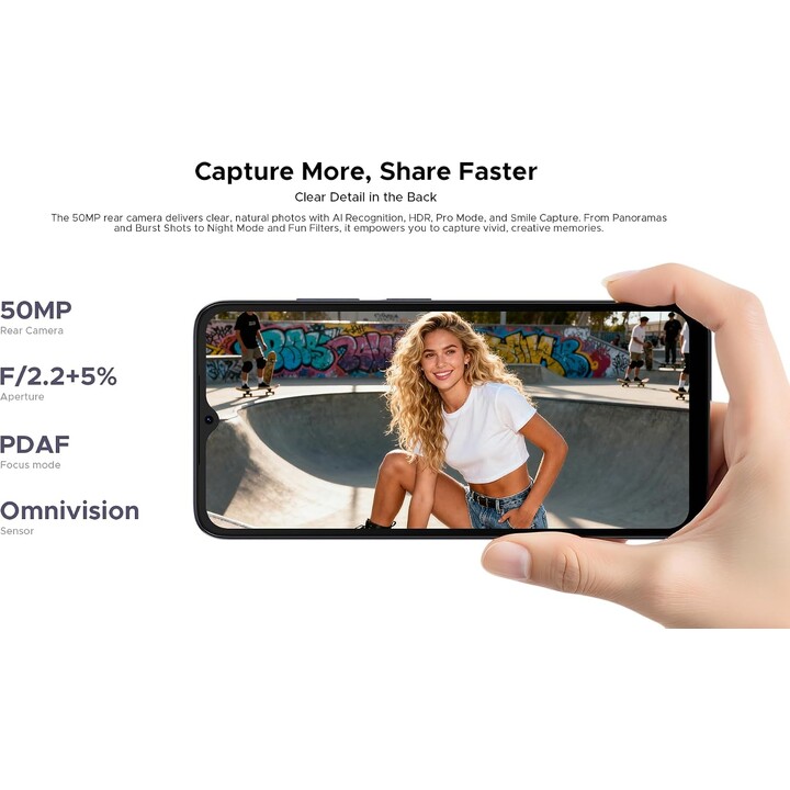 Doogee Note 56 Plus, 6GB 256GB, 6.56 IPS HD+, 6150mAh, Púrpura