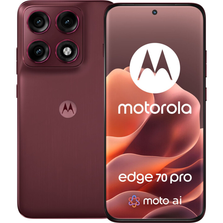 Motorola Edge 70 Pro 5G, 12GB 512GB, 6.78 AMOLED, 6500mAh, Pantone Zinfandel