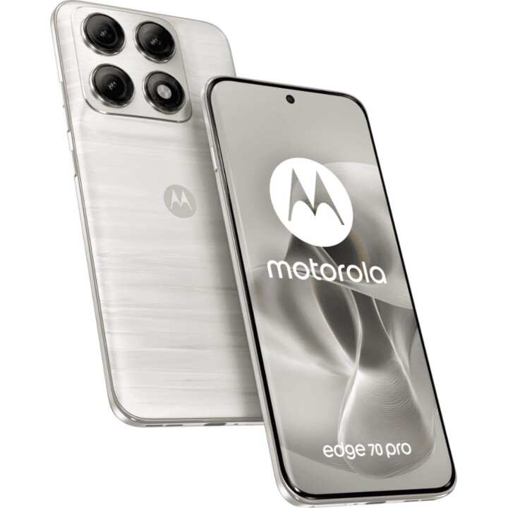 Smartphone Motorola Edge 70 Pro 5G, 12GB 512GB, 6,78 AMOLED, 6500mAh, Pantone Lily White