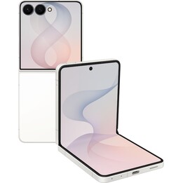 Samsung Galaxy Z Flip8 5G, 12GB 512GB, Teléfono AI, Pantalla de Cubierta Grande, Cámara de 50MP, 4300mAh, Crema