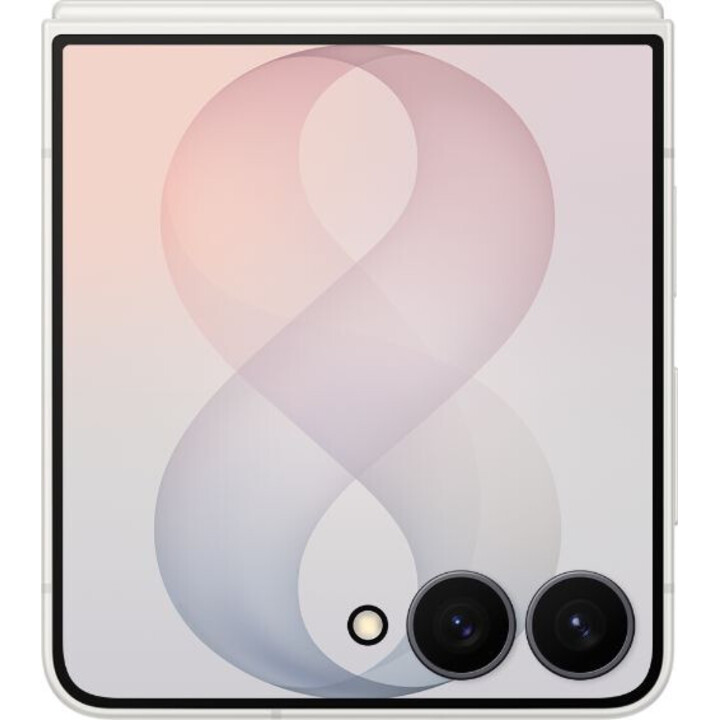 Smartphone Samsung Galaxy Z Flip8 5G, 12 GB 512 GB, AI-Telefon, großes Cover-Display, 50-MP-Kamera, 4300 mAh, Creme