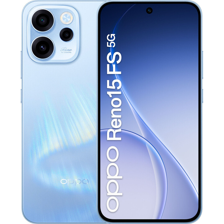 OPPO Reno15 FS 5G, 8GB 512GB, 6.57 AMOLED, 6500mAh, Azul con Auriculares