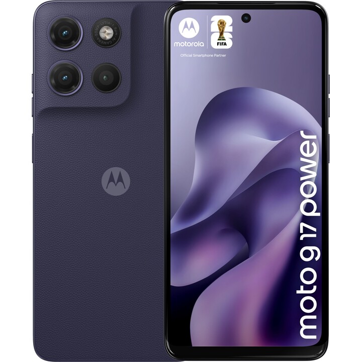 Motorola Moto G17 Power, 4GB 256GB, 6.72 IPS LCD Full HD+ Display, 6000mAh, Evening Blue