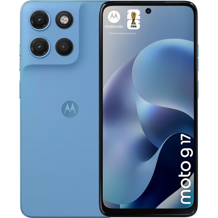 Motorola Moto G17, 8GB 128GB, Pantalla 6.72 Full HD+, 5200 mAh, Azul Alaska