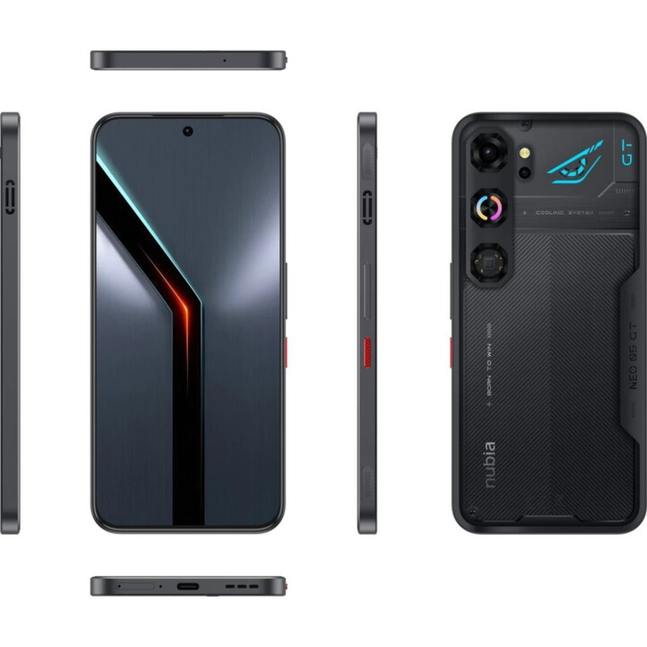 Nubia Neo 5 GT 5G, 12GB 256GB, 6.8 AMOLED, 6.210 mAh, Nero