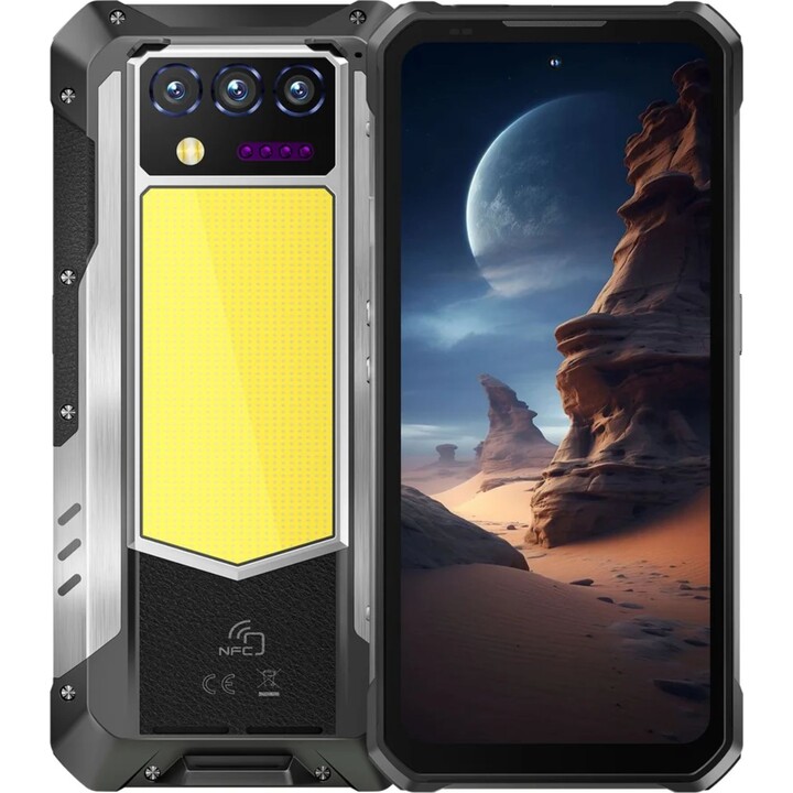 Oukitel WP100 Plus 4G, 12 Go 512 Go, 6,8 IPS LCD HD+, 33 000 mAh, gris
