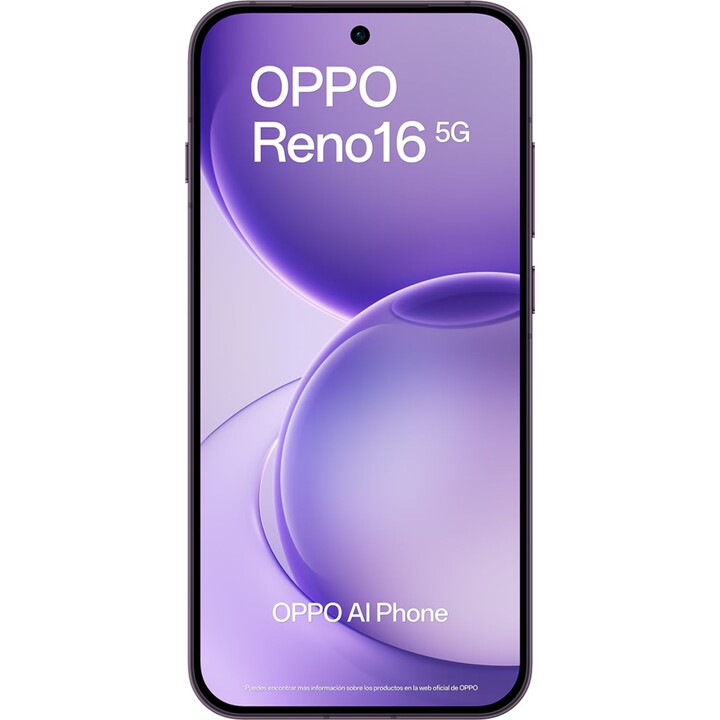 Oppo Reno16 FS 5G, 8GB 512GB, 6.57 AMOLED, 6500mAh, Violet