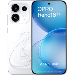 Oppo Reno16 5G, 8GB 512GB, 6.32 AMOLED, 6000mAh, White