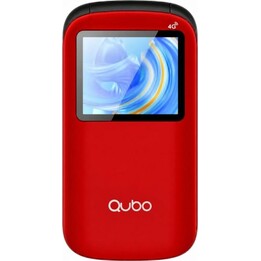 Qubo P-190RD 4G Mobile Phone for Seniors/ Red
