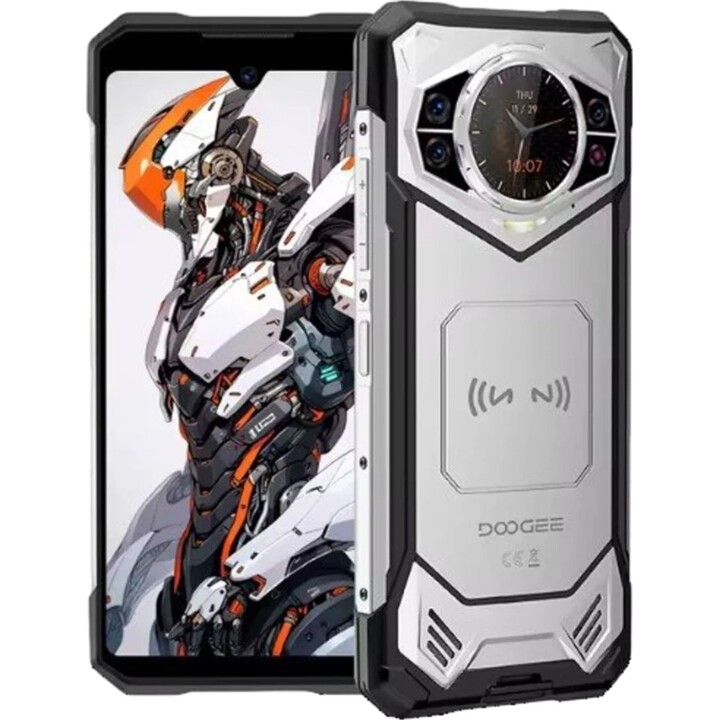 Doogee S200E, 8GB 256GB, 6.72 AMOLED IPS LCD, 10100 mAh, plateado