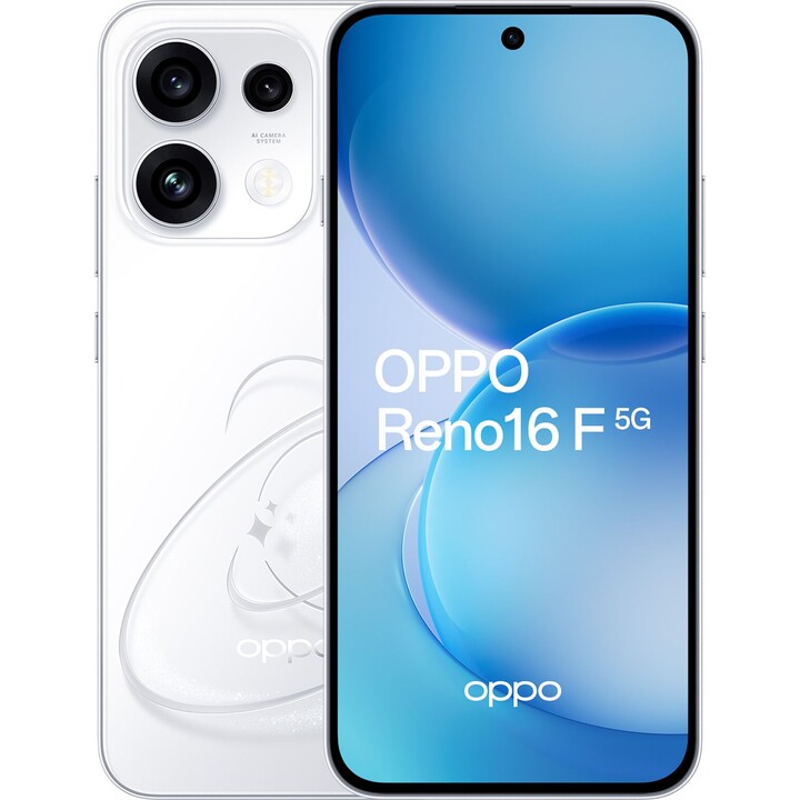 Teléfono inteligente Oppo 6942675401222 Reno16 F 5G, 8 GB de RAM, 256 GB, pantalla AMOLED de 6,57 pulgadas, batería de 6500 mAh,