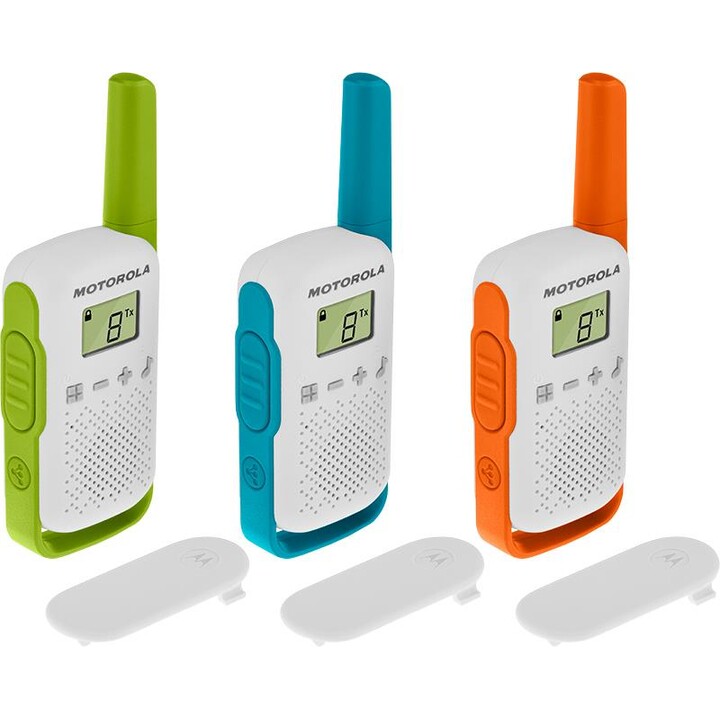 Motorola TALKABOUT T42 two-way radio 16 channels Blue,Green,Orange,Blanco