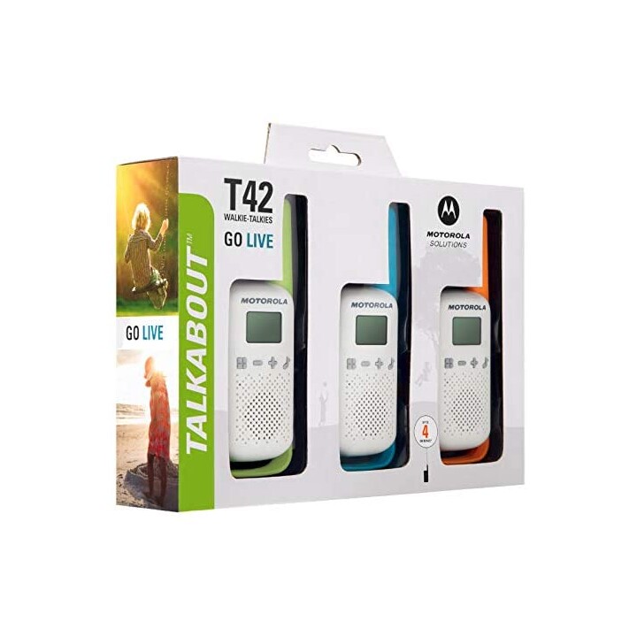 Motorola TALKABOUT T42 two-way radio 16 channels Blue,Green,Orange,Blanco