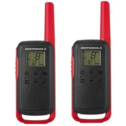 Motorola TALKABOUT T62 two-way radios 16 canales 12500 MHz Negro, Rojo