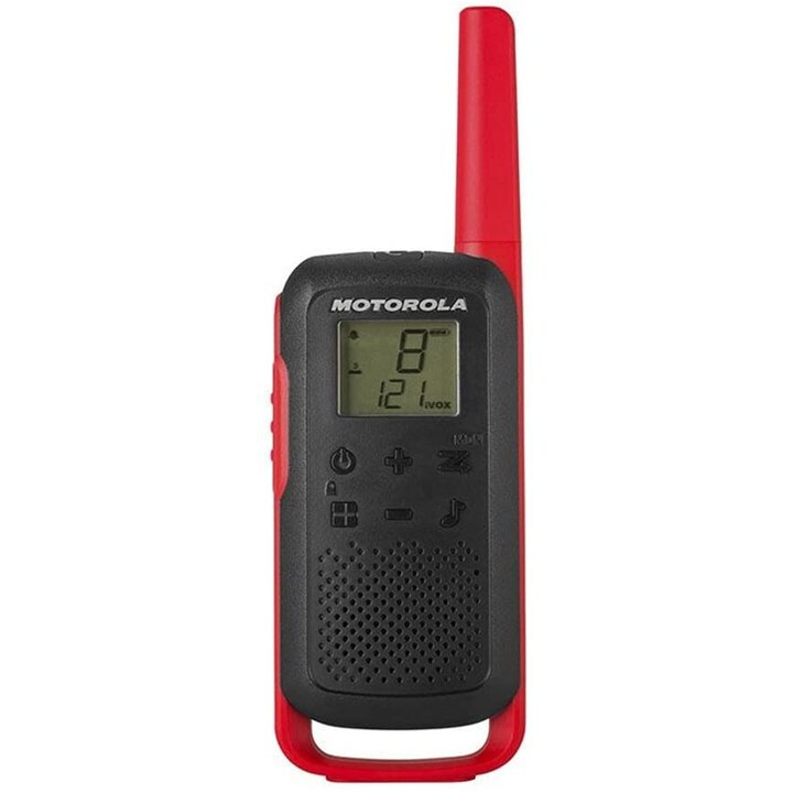 Motorola TALKABOUT T62 two-way radios 16 canales 12500 MHz Negro, Rojo