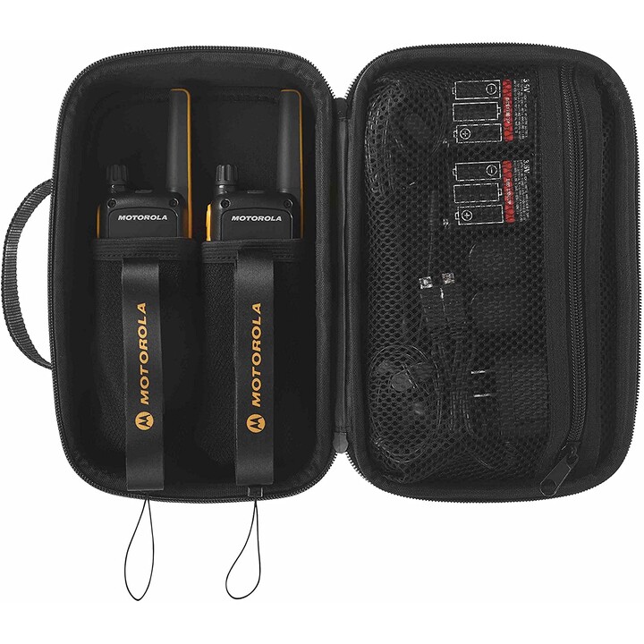 Motorola Talkabout T82 Extreme Twin Pack Funksprechgerät 16 Kanäle Schwarz , Orange
