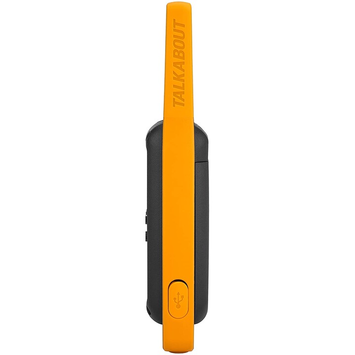 Rádio bidirecional Motorola Talkabout T82 Extreme Quad Pack 16 canais preto, laranja